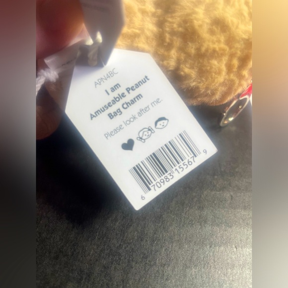 BNWT JELLYCAT I AM AMUSEABLE PEANUT BAG CHARM SO CUTE! - Picture 11 of 16